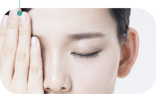 무봉합 자가결막이식 환자